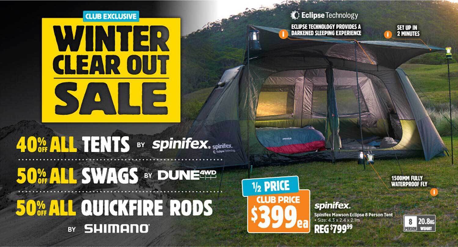 All Tent specials - Find and view the 