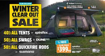 Spinifex Mawson Eclipse 4 Person Tent 
