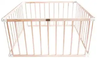 Baby Bunting Tikk tokk little boss square timber playpen offer