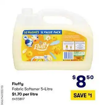BIG W Fluffy fabric softener offer
