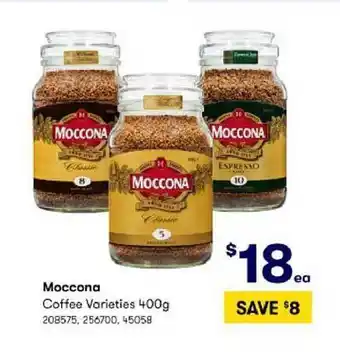 BIG W Moccona coffee varieties offer