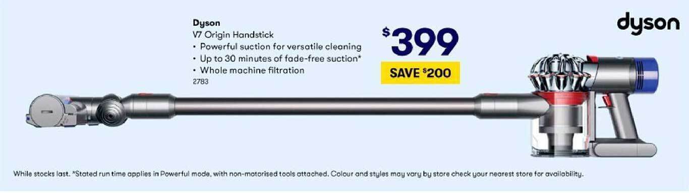 Dyson v7 origin handstick offer at BIG W