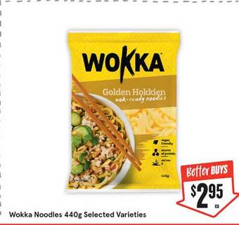 IGA Wokka noodles 440g offer
