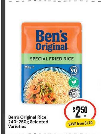 IGA Ben's original rice offer