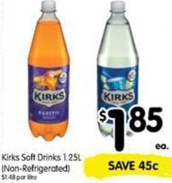 Spar Kirks Soft Drinks 1.25L offer