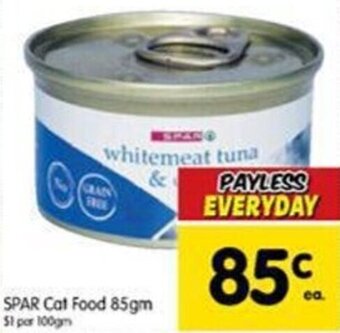 Spar Spar Cat Food 85gm offer