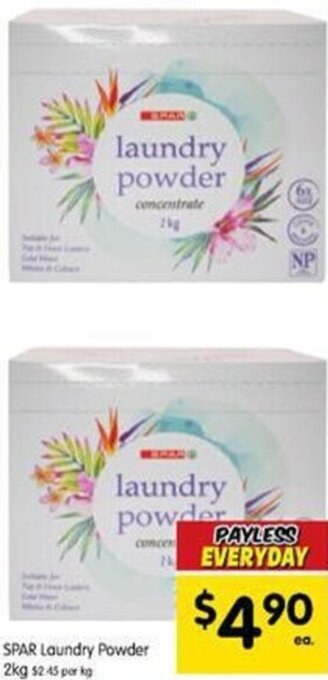 Spar Laundry Powder 2Kg