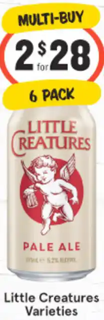IGA Liquor Little Creatures Varieties offer