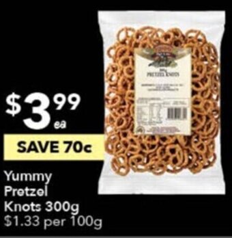 Ritchies Yummy Pretzel Knots 300g offer