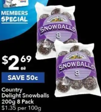 Ritchies Country Delight Snowbells 200g 8 Pack offer