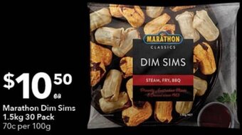 Marathon Dim Sims 1.5Kg 30 Pack