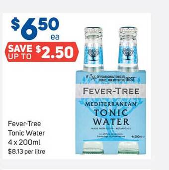 Foodland Fever-tree tonic water offer