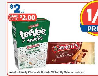Foodland Arnott's family chocolate biscuits offer