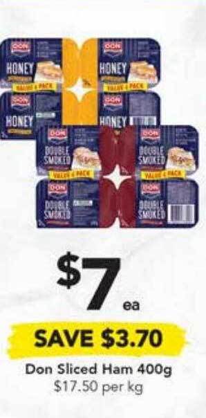 Drakes Don sliced ham offer