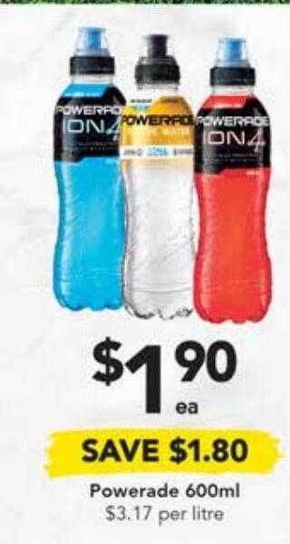 Drakes Powerade offer