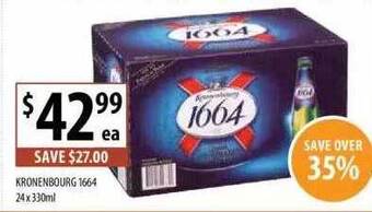 Supabarn Kronenbourg 1664 offer