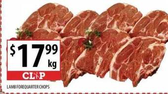 Supabarn Lamb forequarter chops offer