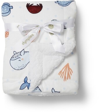 BIG W Dymples reversible fleece cuddle blanket sea dream offer