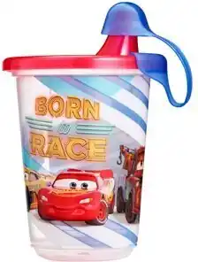 BIG W Take & toss disney/pixar cars spill proof cups (3pk) offer