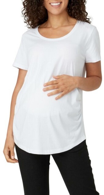 BIG W Brilliant basics maternity organic cotton tee offer