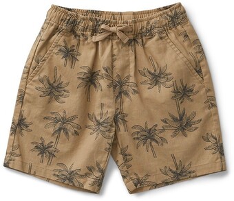 BIG W K-d all over print linen shorts offer