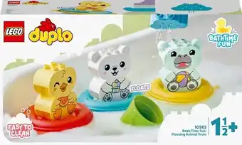 BIG W Lego duplo my 1st bath time fun floating animal train 10965 offer