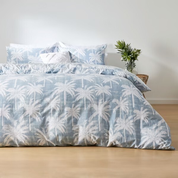 Bronte reversible quilt cover set single bed offer at Kmart