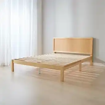 Kmart Queen bed rattan bed frame offer