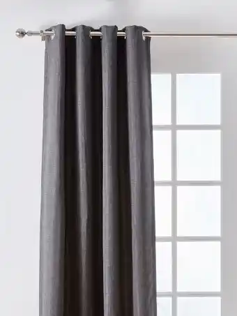 Kmart Porto curtain - charcoal offer