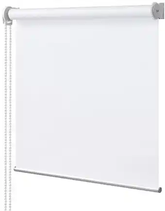 Block out roller blind - white