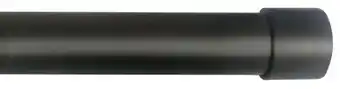 Kmart Expandable curtain rod set black offer
