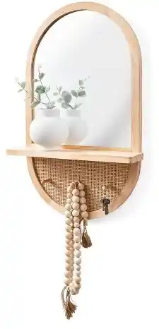 Kmart Mirror with shelf and hooks offer