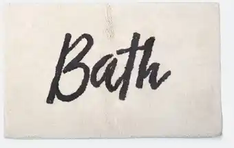 Kmart Natural bath mat - beige offer
