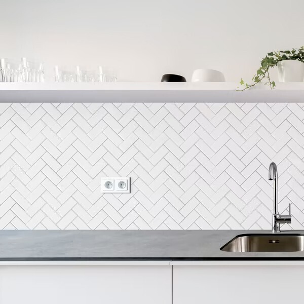 5 pack self adhesive 3d tiles herringbone offer at Kmart