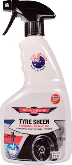 SuperCheap Auto Bowden’s own 770ml tyre sheen offer