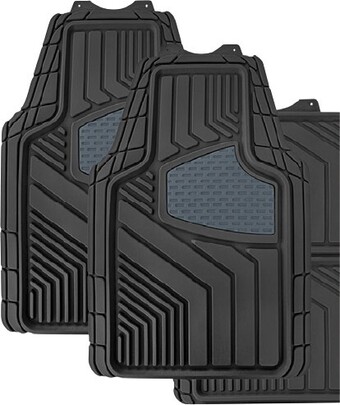 SuperCheap Auto Sca two tone rubber floor mats offer