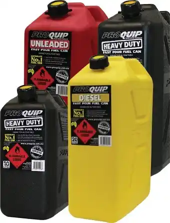 SuperCheap Auto Pro quip plastic fuel cans offer