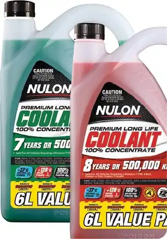 SuperCheap Auto These nulon 6l concentrate coolants offer