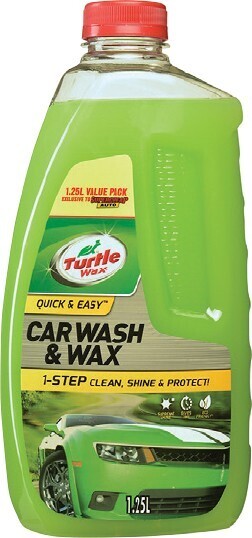 SuperCheap Auto Turtle wax 1.25l car wash & wax offer