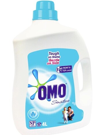 BIG W OMO Sensitive Liquid Front & Top Loader 4L offer