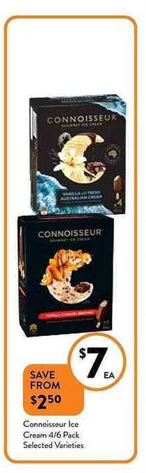 Foodworks Connoisseur ice cream offer