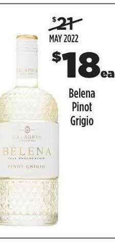 Liquorland Belena pinot grigio offer