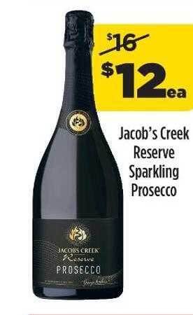 Liquorland Jacob's creek reserve sparkling prosecco offer