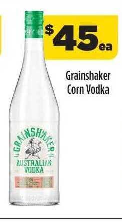 Grainshaker corn vodka