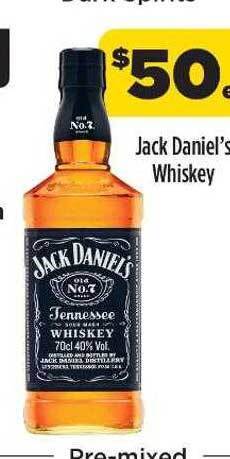 Liquorland Jack daniel's whiskey offer