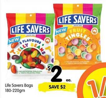 Spar Life savers bags offer