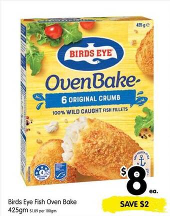 Spar Birds eye fish oven bake offer