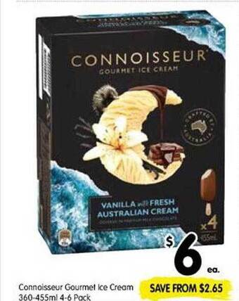 Spar Connoisseur gourmet ice cream offer