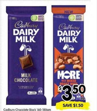 Spar Cadbury chocolate block offer
