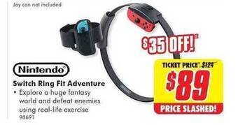 The Good Guys Nintendo switch ring fit adventure offer